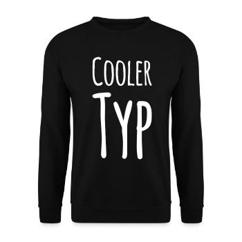 So sieht ein cooler Typ aus - Unisex Pullover - Schwarz - Vorne - Alina (178cm) & Michal (187cm)