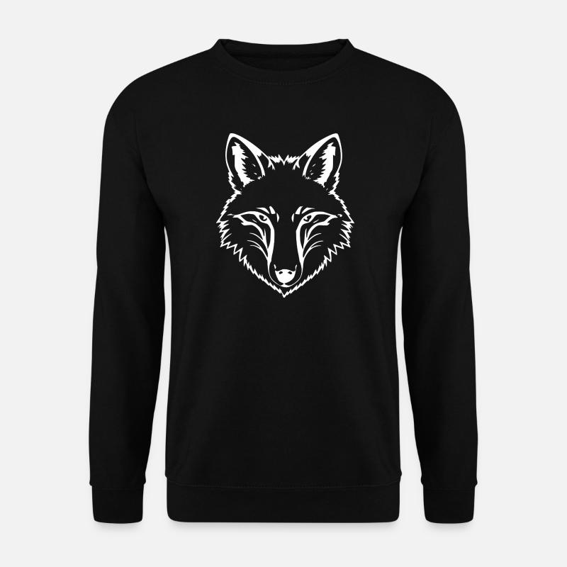 Fox - Unisex Sweatshirt - black