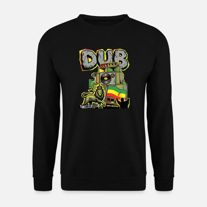 Dub Reggae Stein - Unisex Pullover - Schwarz