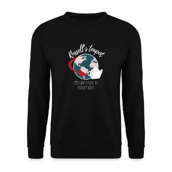 Russell's teapot - Unisex Sweatshirt - black - Front - Alina (178cm) & Michal (187cm)