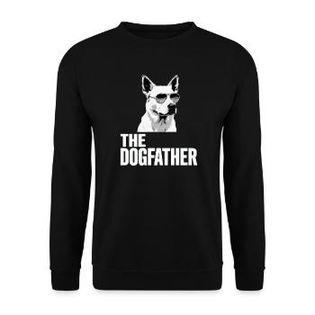German Shepherd The Dog Father Dog Owner Owner - Unisex Sweatshirt - black - Front - Alina (178cm) & Michal (187cm)
