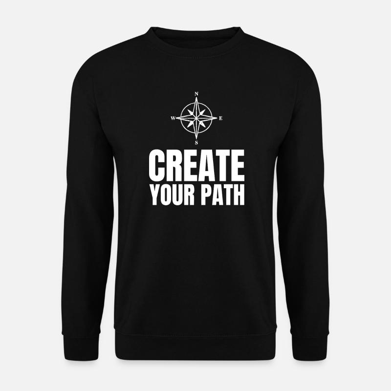 Create Your Path - Unisex Sweatshirt - black