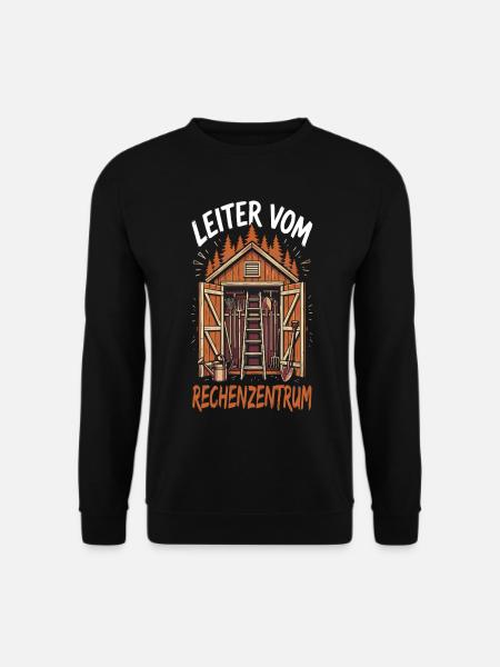 Leiter vom Rechenzentrum - Unisex Pullover - Schwarz