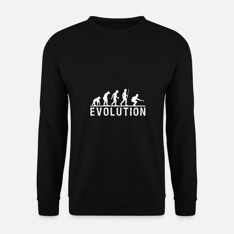 Evolutionskette der Boule - Unisex Pullover - Schwarz