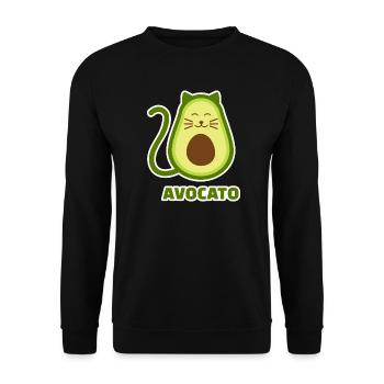 Avocado - Unisex Pullover - Schwarz - Vorne - Alina (178cm) & Michal (187cm)