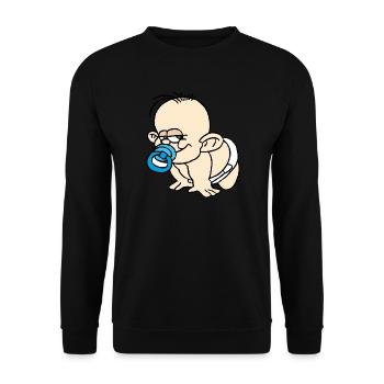 bébé - Sweat-shirt Unisexe - noir - Devant - Alina (178cm) & Michal (187cm)