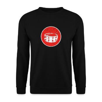 Cadeau tambour tambours de tambour - Sweat-shirt Unisexe - noir - Devant - Alina (178cm) & Michal (187cm)
