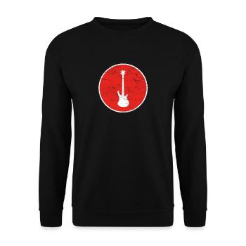 Cadeau guitare GUITARE - Sweat-shirt Unisexe - noir - Devant - Alina (178cm) & Michal (187cm)