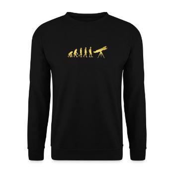 évolution humaine EKG astronomie astronomie rythme cardiaque - Sweat-shirt Unisexe - noir - Devant - Alina (178cm) & Michal (187cm)