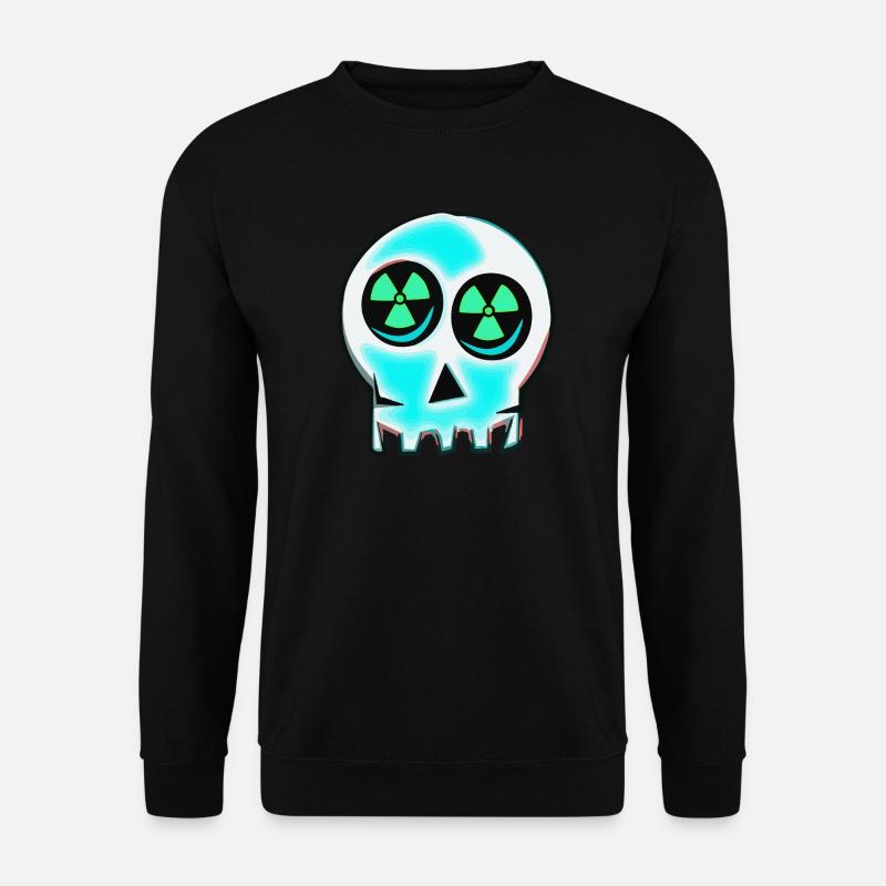 atom schaedel - Unisex Sweatshirt - black