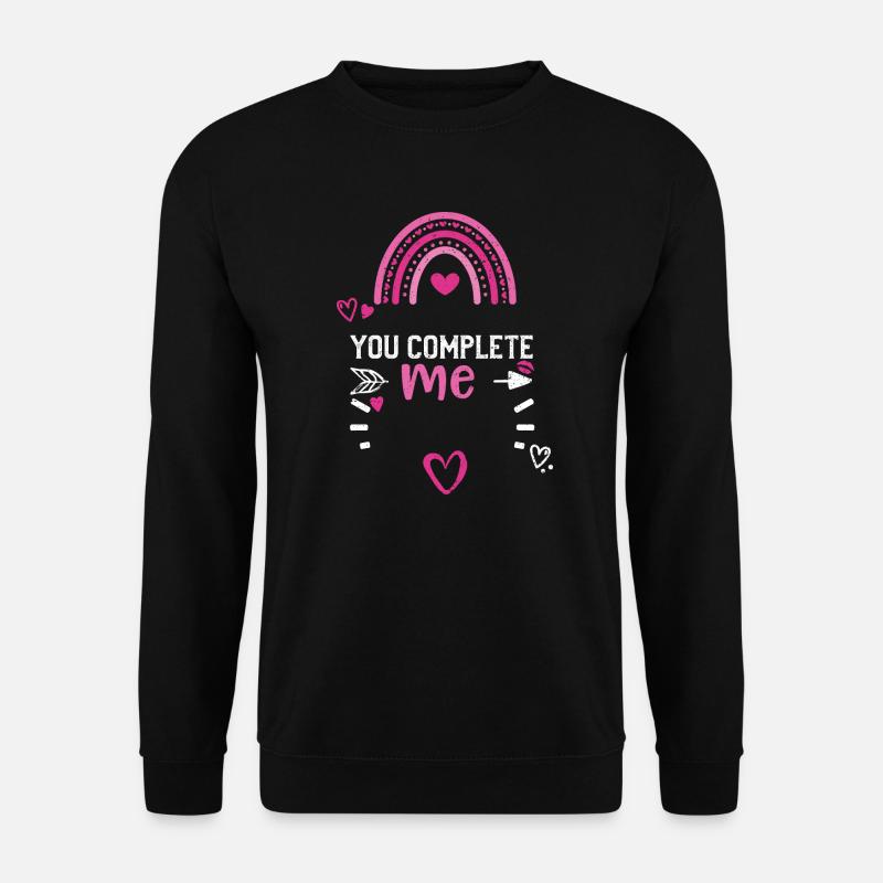 Tu me complète - Saint-Valentin - Sweat-shirt Unisexe - noir