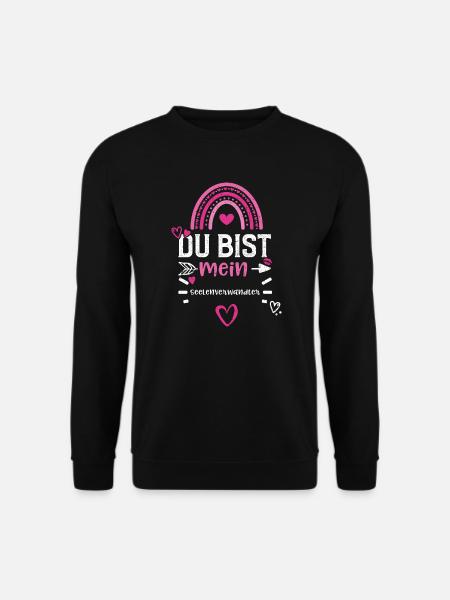 Du bist mein Seelenverwandter - Unisex Pullover - Schwarz