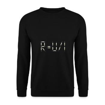 Elektrotechnik Elektrische Leistung Elektrischer Strom - Unisex Pullover - Schwarz - Vorne - Alina (178cm) & Michal (187cm)