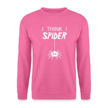 I think i Spider - Unisex Sweatshirt - pink - Front