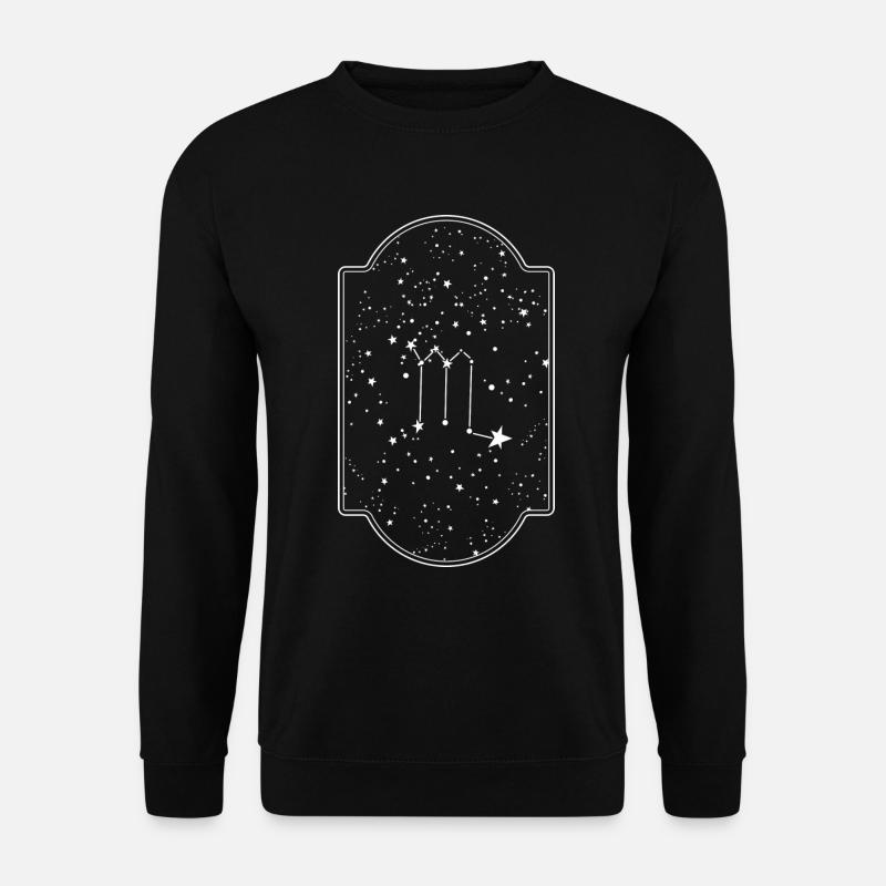 Sternzeichen Skorpion Wahrsagen Kosmos Sterne - Unisex Pullover - Schwarz