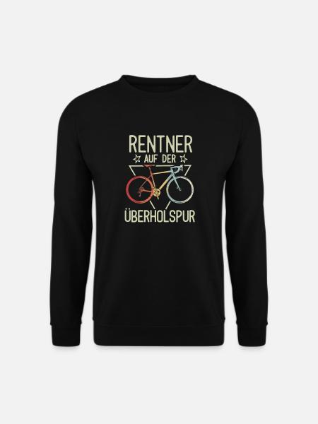 Rentner Fahrrad Geschenk - Unisex Pullover - Schwarz