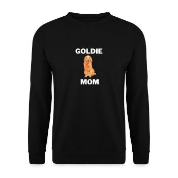 Goldie Maman Chien Fête des Mères Golden Retriever - Sweat-shirt Unisexe - noir - Devant - Alina (178cm) & Michal (187cm)
