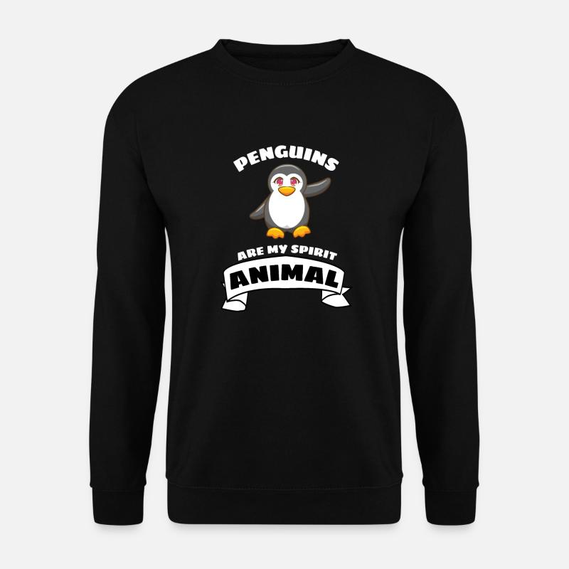 Funny Penguin - Unisex Sweatshirt - black