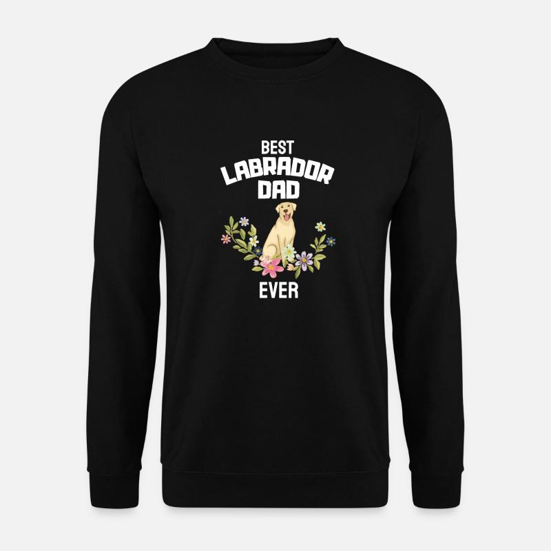 Labrador Papa - Unisex Pullover - Schwarz