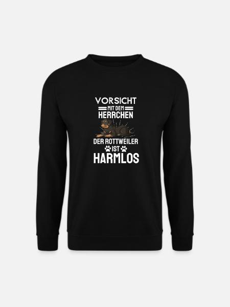 Lustiges Geschenk Rottie Hunde Haustier Rottweiler - Unisex Pullover - Schwarz