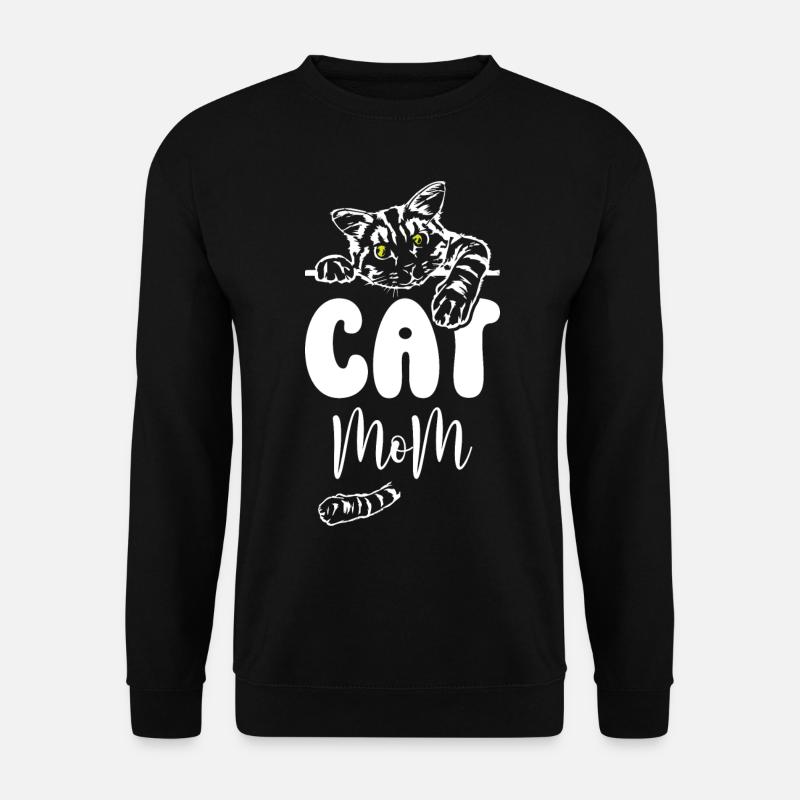 Cat Mom - Unisex Sweatshirt - black