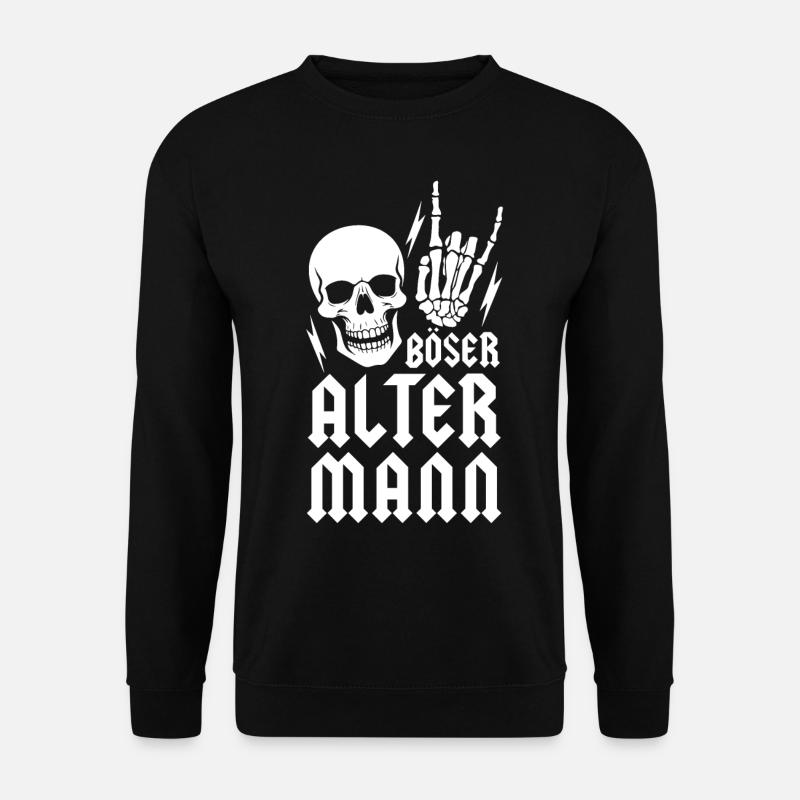 Böser alter Mann - Unisex Pullover - Schwarz