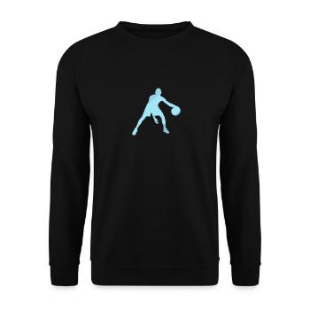 Basketball Rebondir BBall - Sweat-shirt Unisexe - noir - Devant - Alina (178cm) & Michal (187cm)