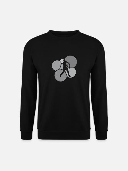 Baseball Batting Fielding Baseballschläger - Unisex Pullover - Schwarz