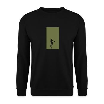Skateboard Skateboarder Skate Skater - Unisex Pullover - Schwarz - Vorne - Alina (178cm) & Michal (187cm)
