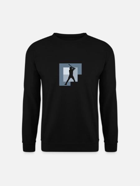 Baseball Baseballschläger Catcher Bat - Unisex Pullover - Schwarz