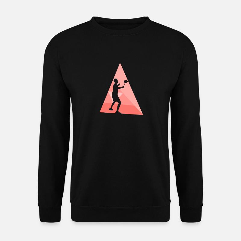 Badminton Drop Serve - Unisex Pullover - Schwarz