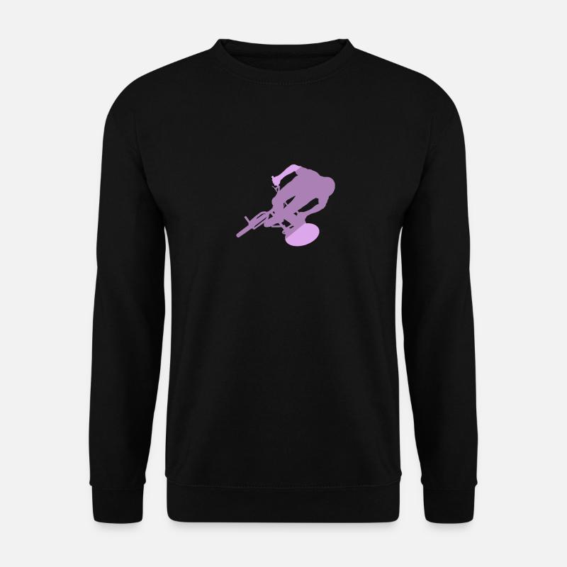 Sentier de descente VTT - Sweat-shirt Unisexe - noir