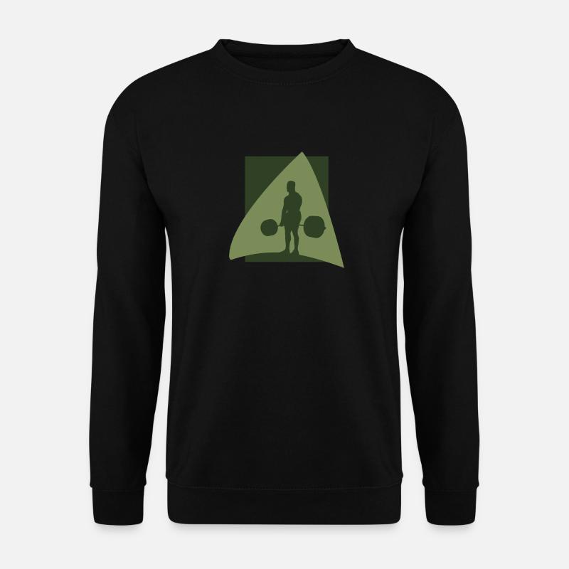 Gym Weightlifting - Unisex Pullover - Schwarz