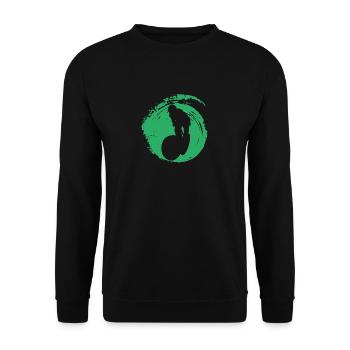 Trail Downhill - Unisex Pullover - Schwarz - Vorne - Alina (178cm) & Michal (187cm)