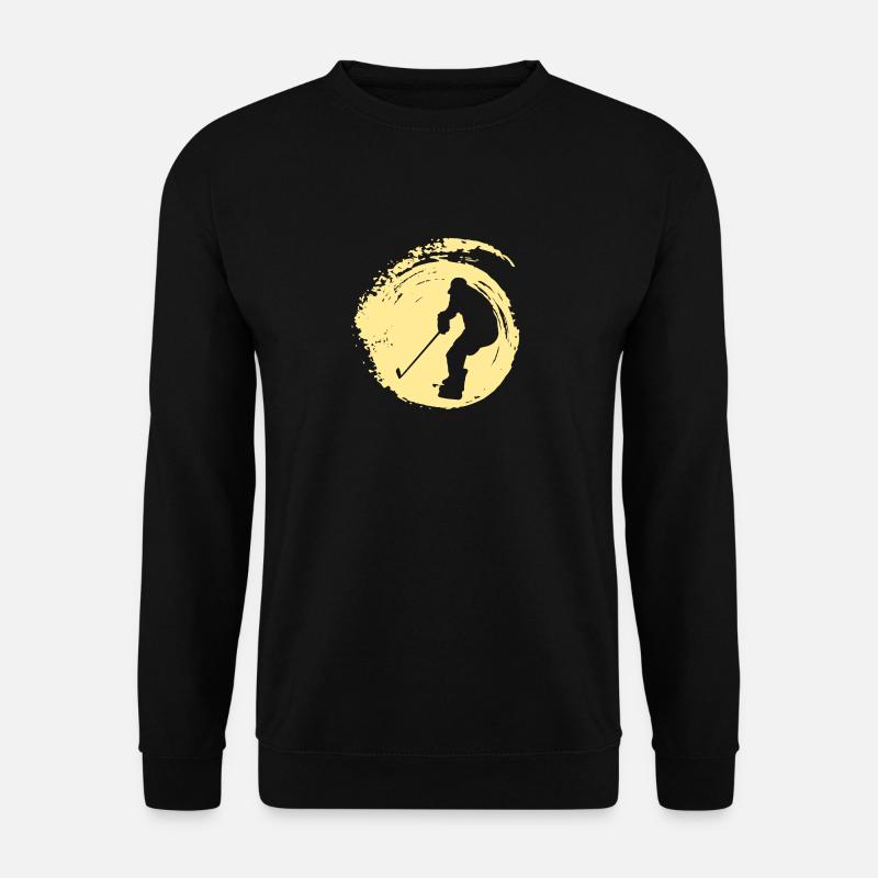 Bodycheck Puck - Unisex Pullover - Schwarz