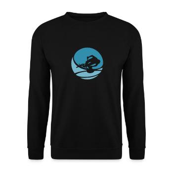 VTT VTT Descente - Sweat-shirt Unisexe - noir - Devant - Alina (178cm) & Michal (187cm)