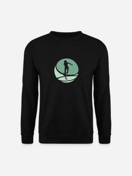 Skateboard Skateboarden Skateboarden - Unisex Pullover - Schwarz