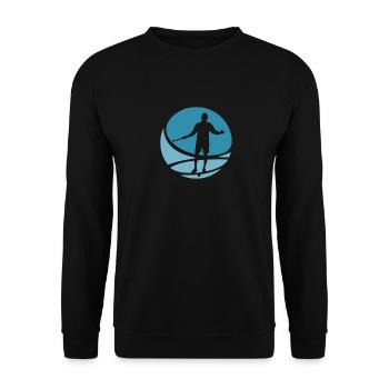 Hockey Hockey en salle Bâton de hockey sur gazon - Sweat-shirt Unisexe - noir - Devant - Alina (178cm) & Michal (187cm)