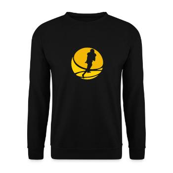 Football Américain Rugby Football Américain - Sweat-shirt Unisexe - noir - Devant - Alina (178cm) & Michal (187cm)