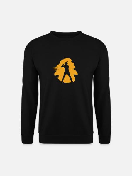 Baseball Baseball Player Baserunner - Unisex Sweatshirt - black