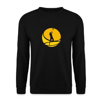 Beach Volleyball Volleyball Volleyball - Unisex Sweatshirt - black - Front - Alina (178cm) & Michal (187cm)