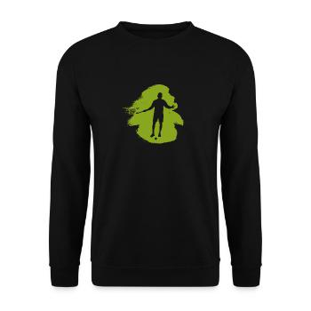 Indoor Hockey Indoor Hockey Field Hockey - Unisex Sweatshirt - black - Front - Alina (178cm) & Michal (187cm)
