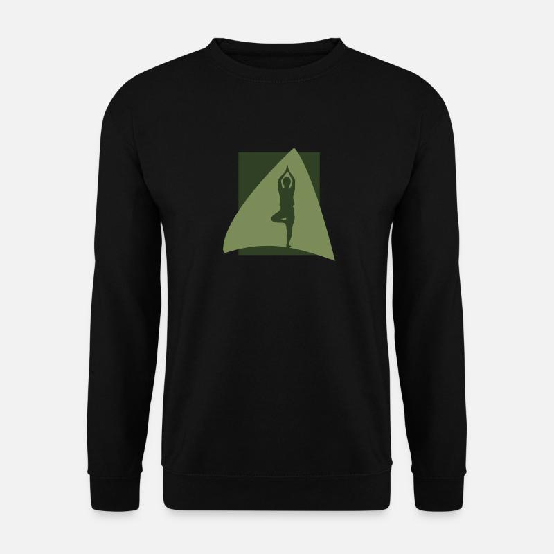 Yin Vinyasa - Unisex Pullover - Schwarz