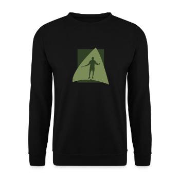 Hockey sur gazon Bâton de hockey sur gazon - Sweat-shirt Unisexe - noir - Devant - Alina (178cm) & Michal (187cm)