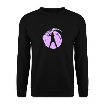 Coureur de base Coureur de base - Sweat-shirt Unisexe - noir - Devant - Alina (178cm) & Michal (187cm)