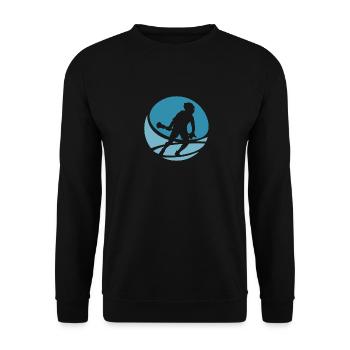Crosse LSM Fogo - Sweat-shirt Unisexe - noir - Devant - Alina (178cm) & Michal (187cm)