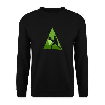 Tennis Joueur de tennis Tiebreak - Sweat-shirt Unisexe - noir - Devant - Alina (178cm) & Michal (187cm)