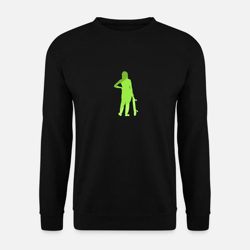 Skateboard Skateboarder sk8ter - Unisex Pullover - Schwarz