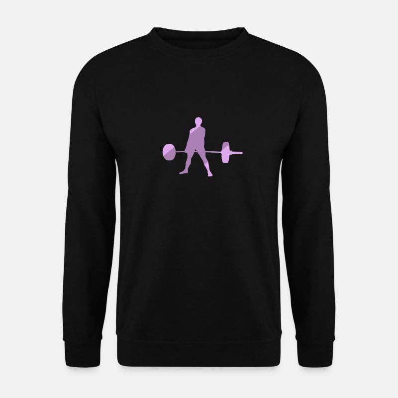 Weightlifting Gym Bodybuilder Gym - Unisex Pullover - Schwarz