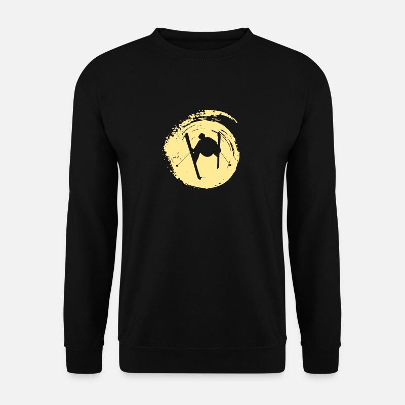 Skifahrer Skifahren Schifahrer - Unisex Pullover - Schwarz